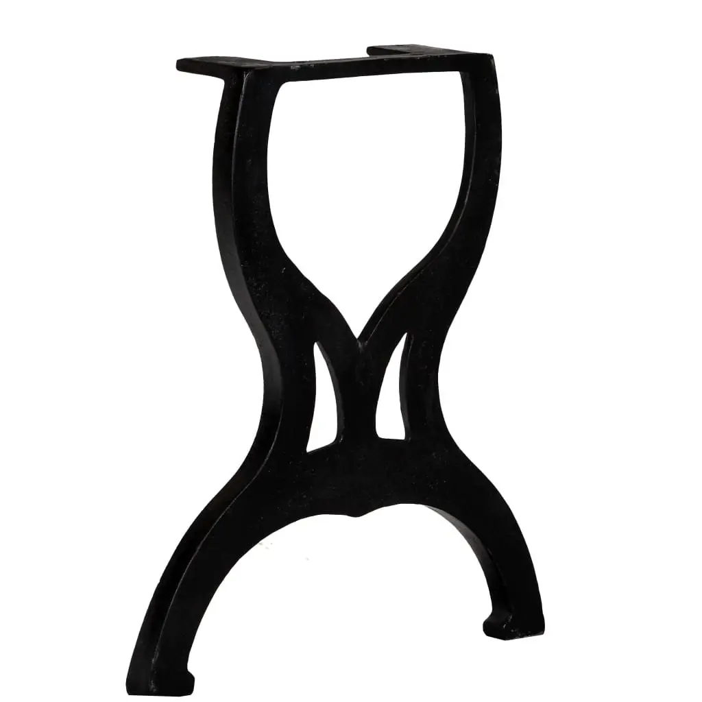 X-Frame Bench Legs Cast Iron Pair Industrial Style Table Support Furniture