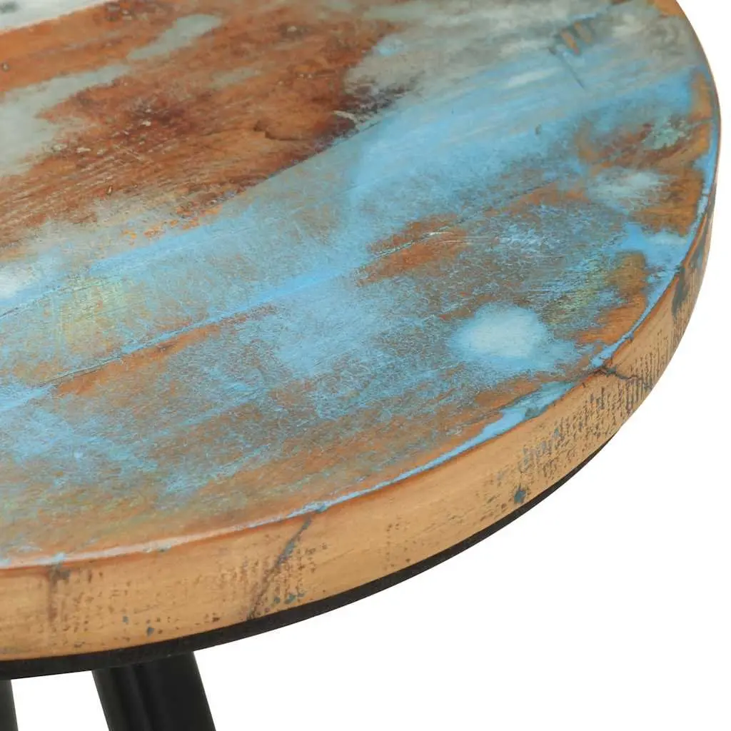 4-Piece Bar Stool Set in Solid Reclaimed Wood
