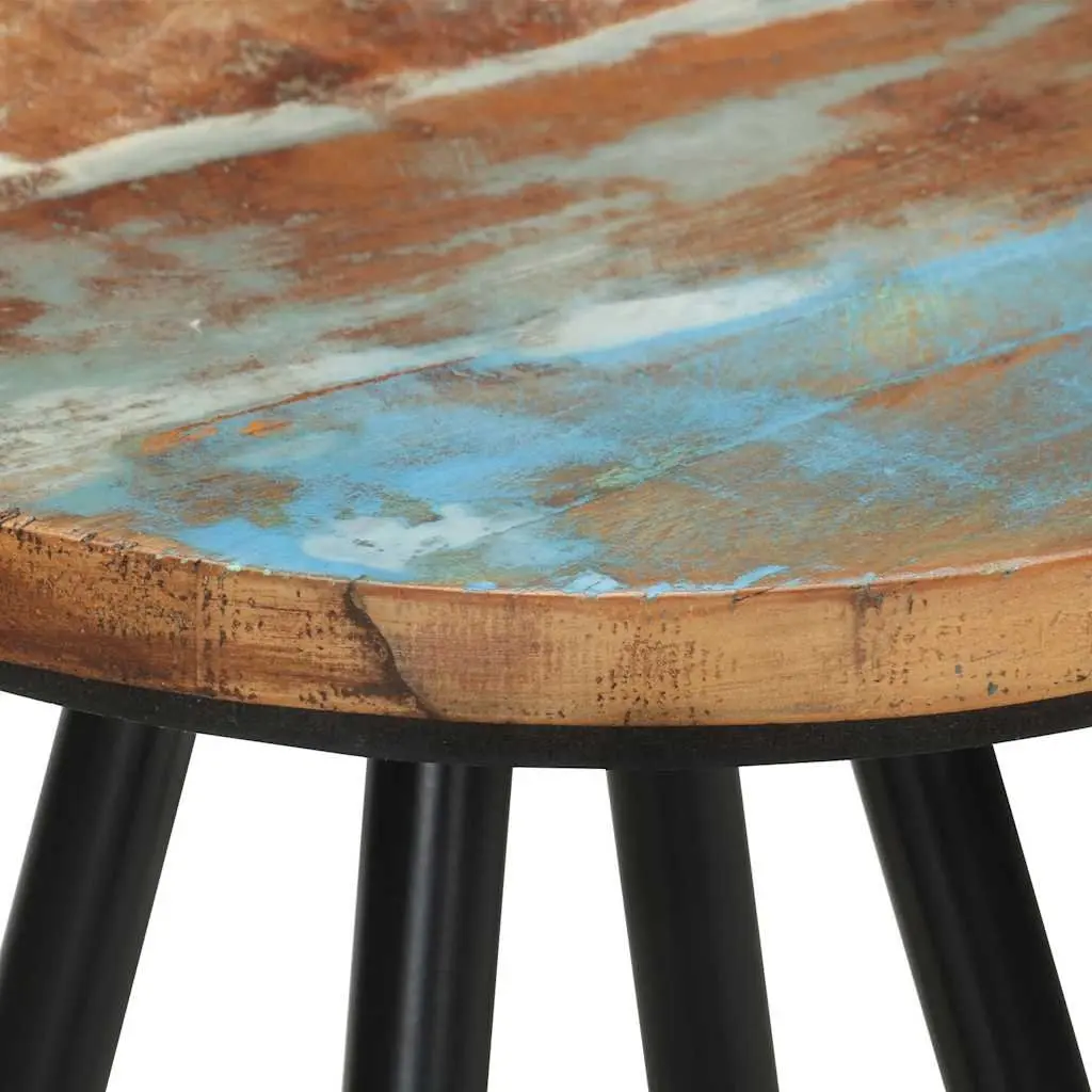 4-Piece Bar Stool Set in Solid Reclaimed Wood