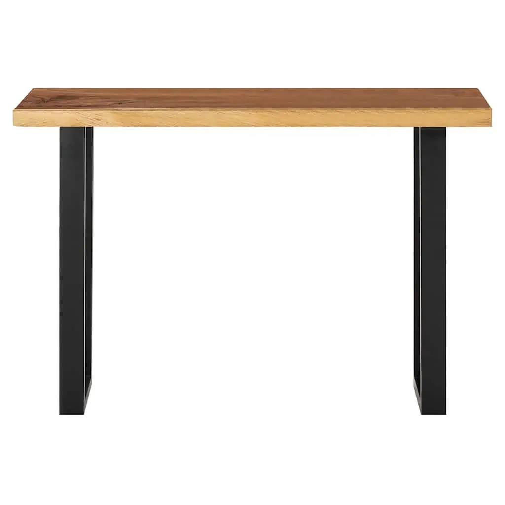 Brown Solid Suar Wood Console Table 110x35x75 cm