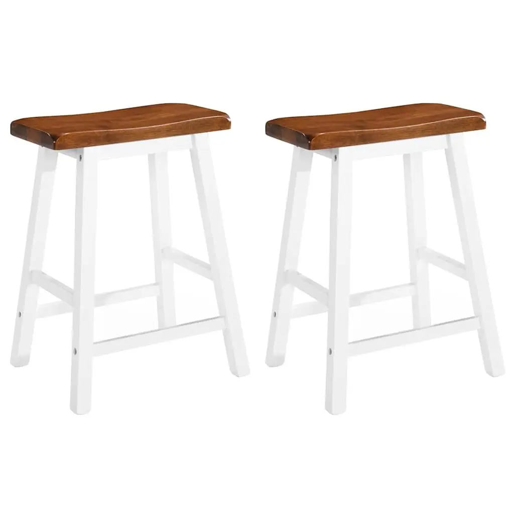 3-Piece Brown Wood Bar Table and Stool Set