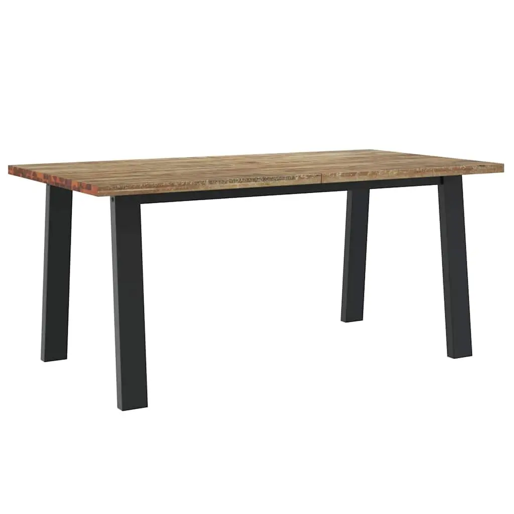 Solid Acacia Wood Dining Table 170x90x75 cm in Brown