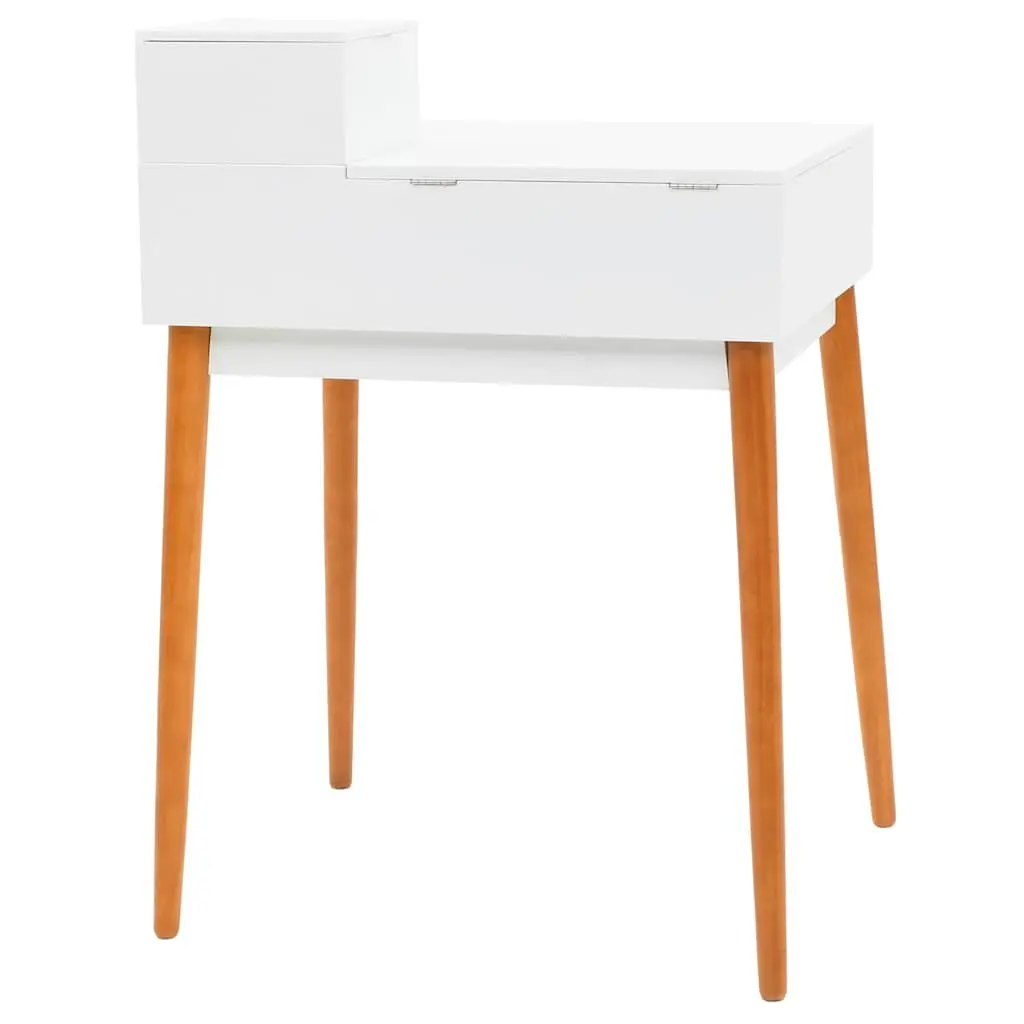 White Dressing Table with Mirror Makeup Vanity Bedroom Furniture Storage