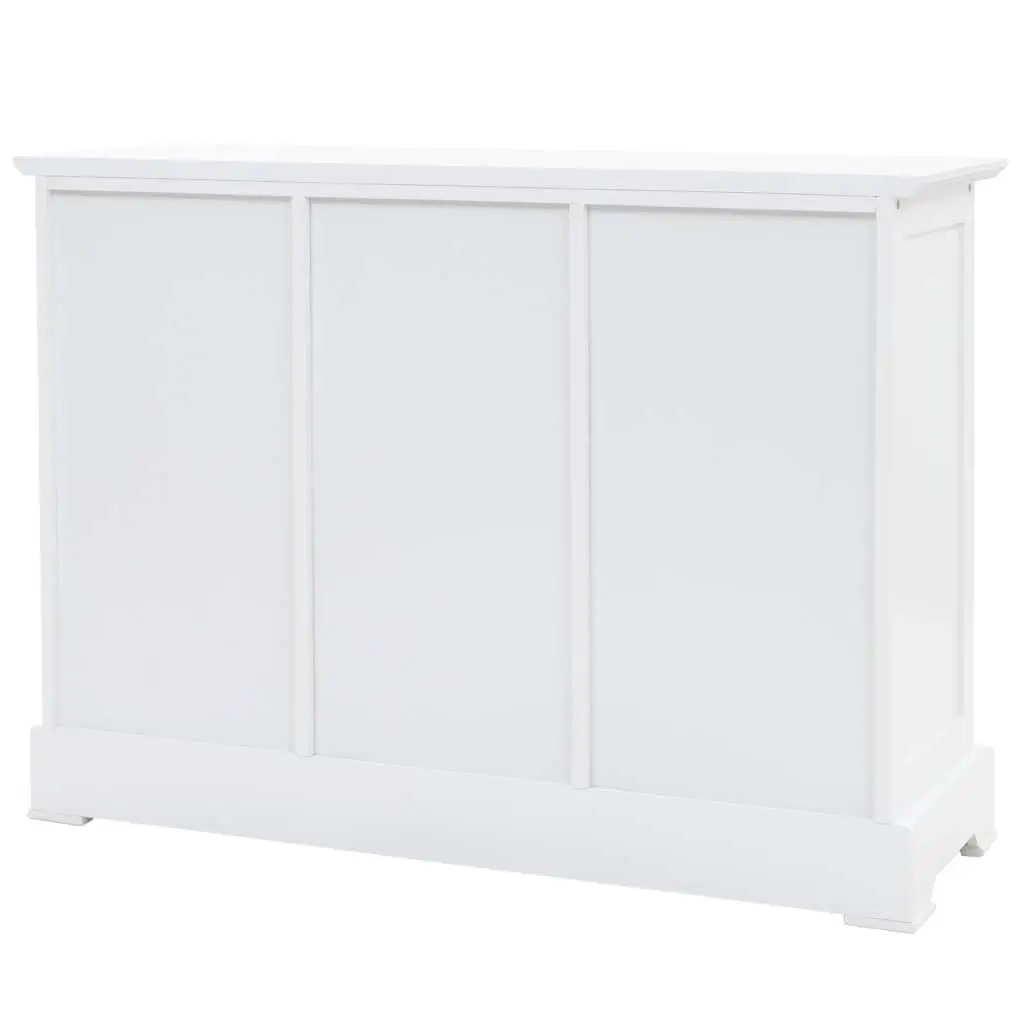 White Sideboard 3-Door Storage Cabinet