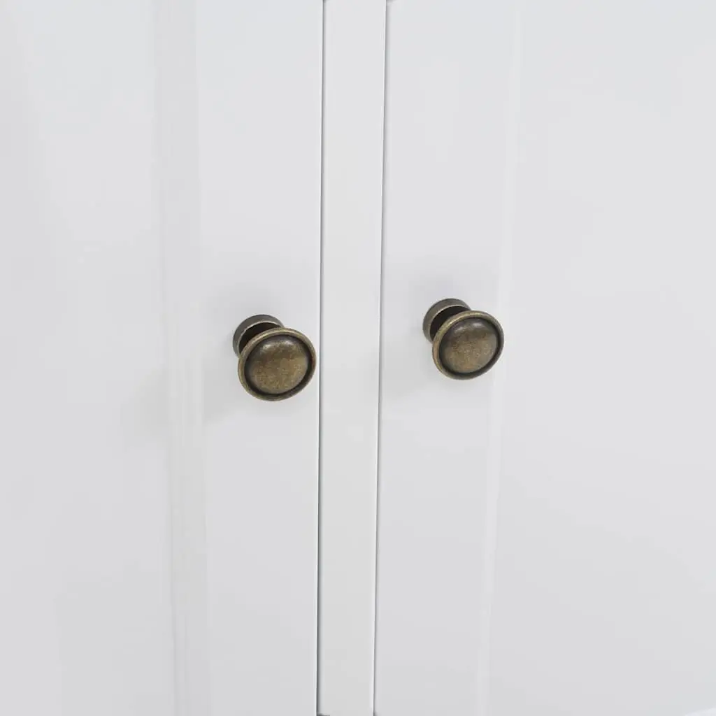 White Sideboard 3-Door Storage Cabinet