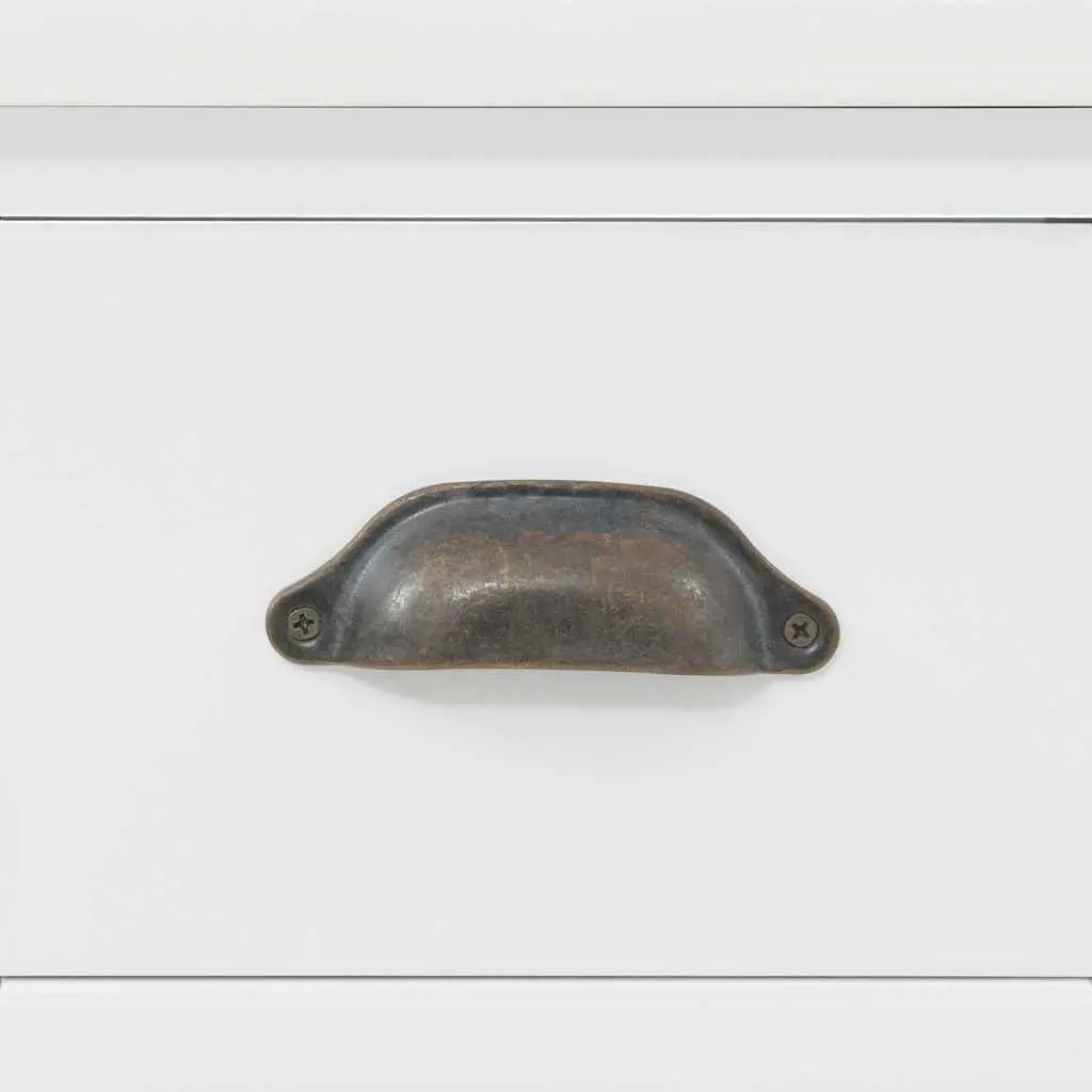 White Sideboard 3-Door Storage Cabinet