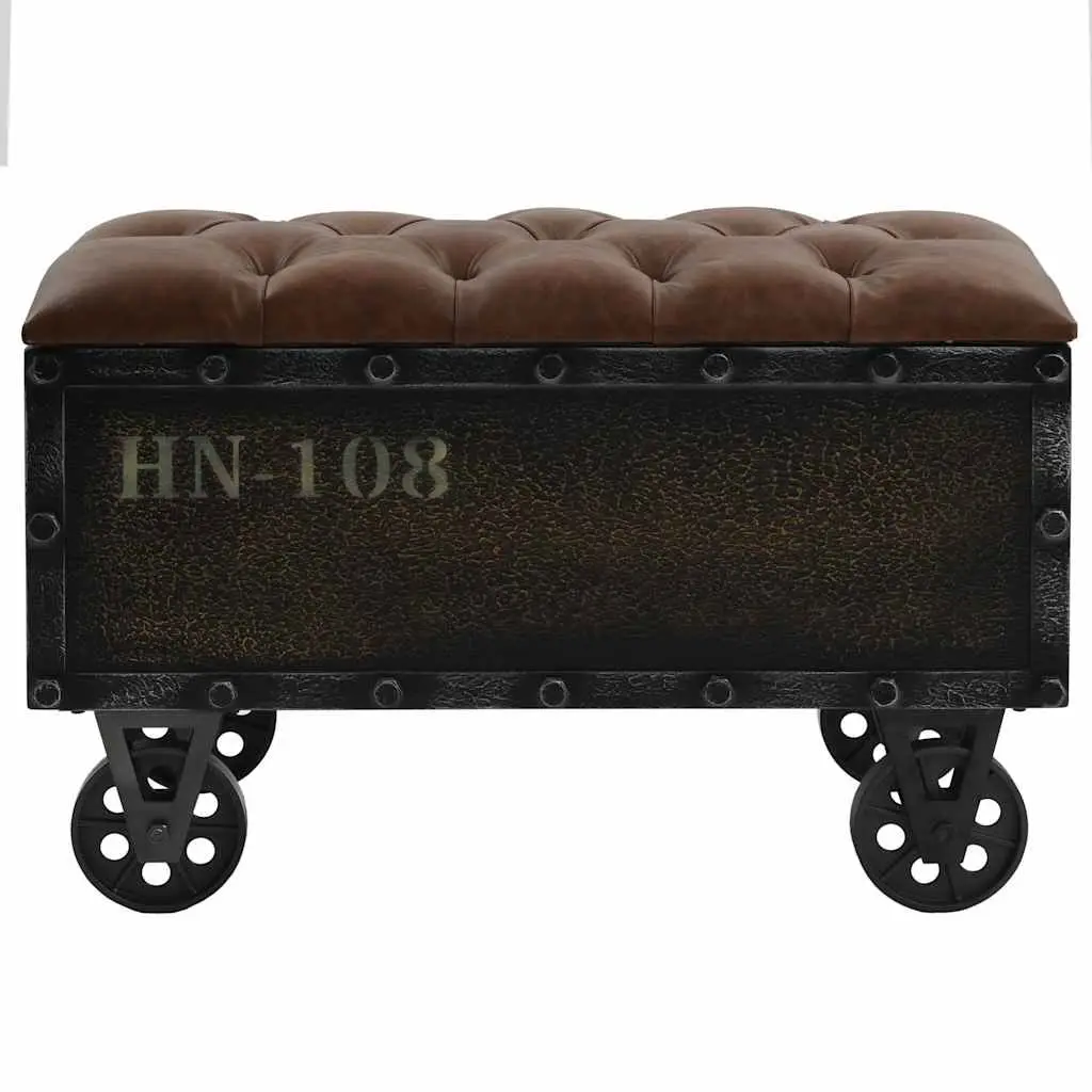 Storage Bench 80.5x41x50cm Tufted Cushion