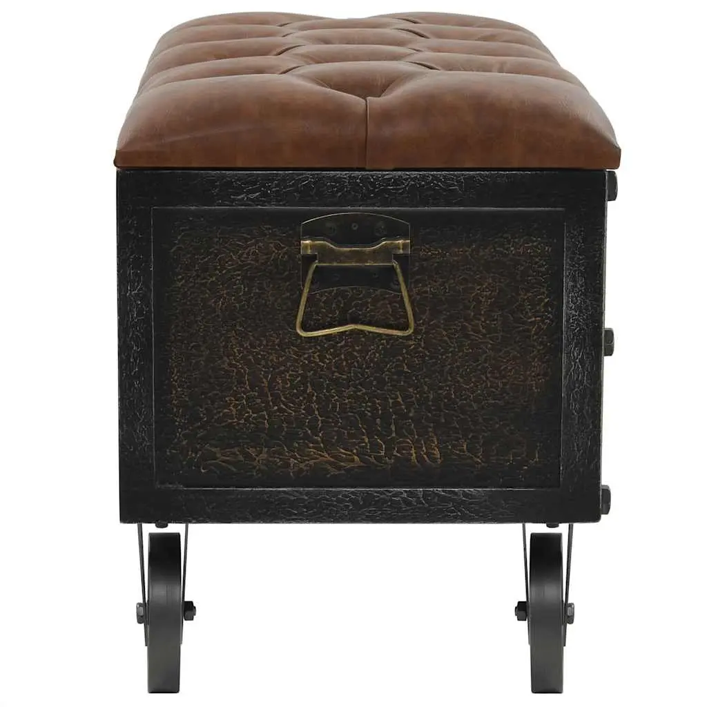 Storage Bench 80.5x41x50cm Tufted Cushion