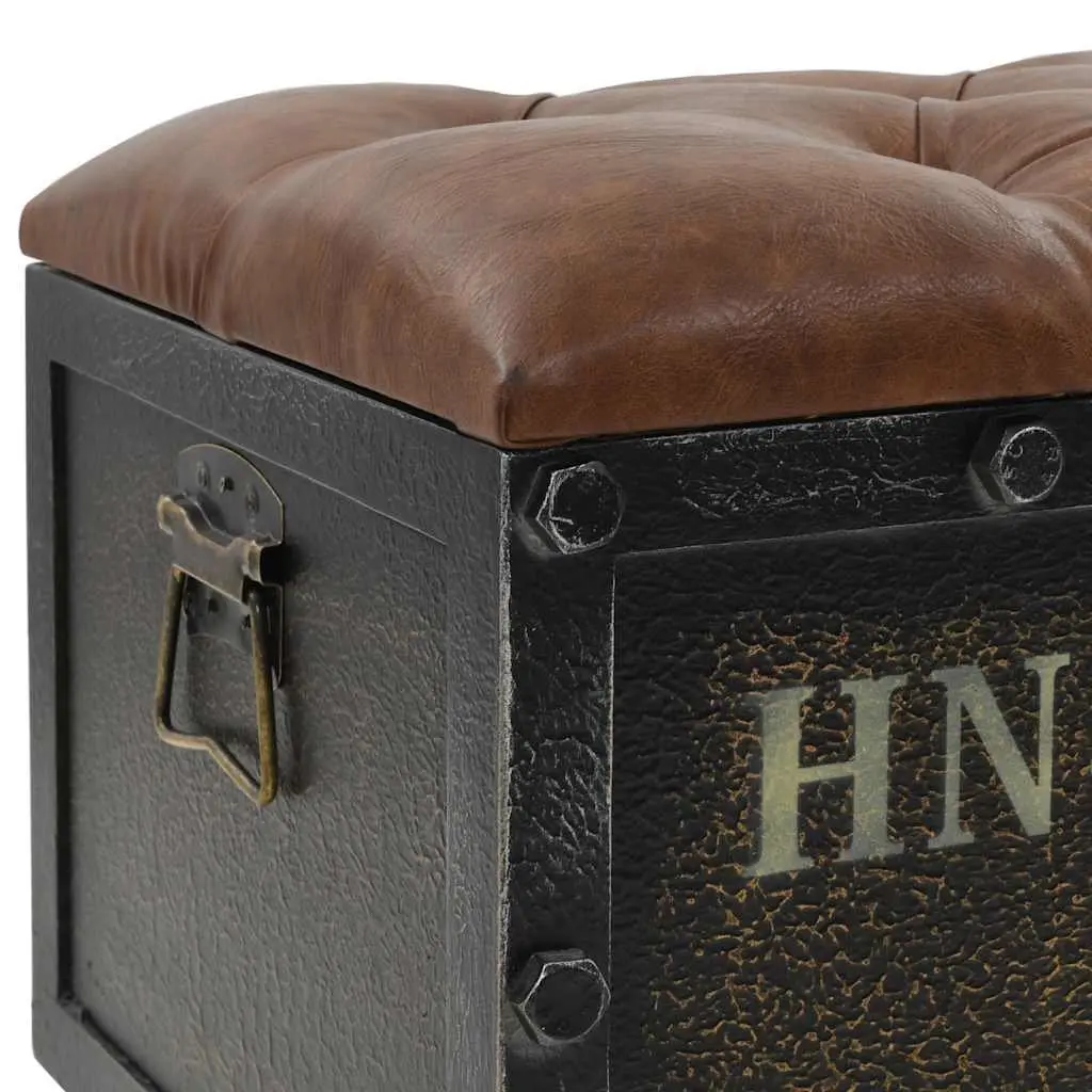 Storage Bench 80.5x41x50cm Tufted Cushion