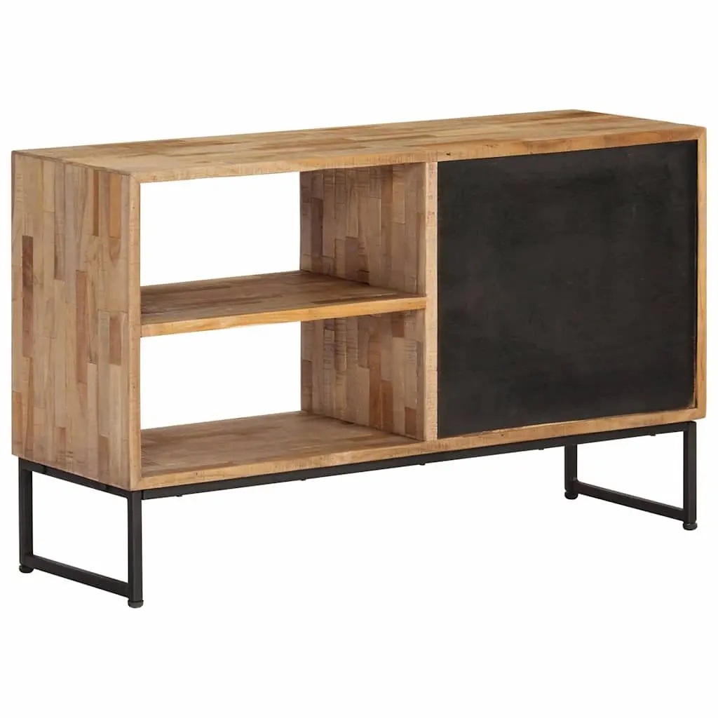 TV Cabinet Rustic Handmade 90cm Reclaimed Teak Wood Storage Unit