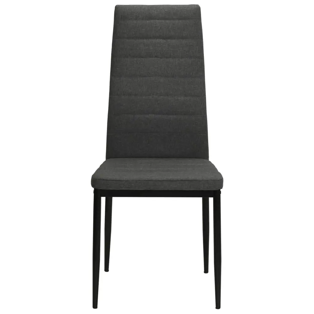 Grey Upholstered Dining Chairs Set of 4