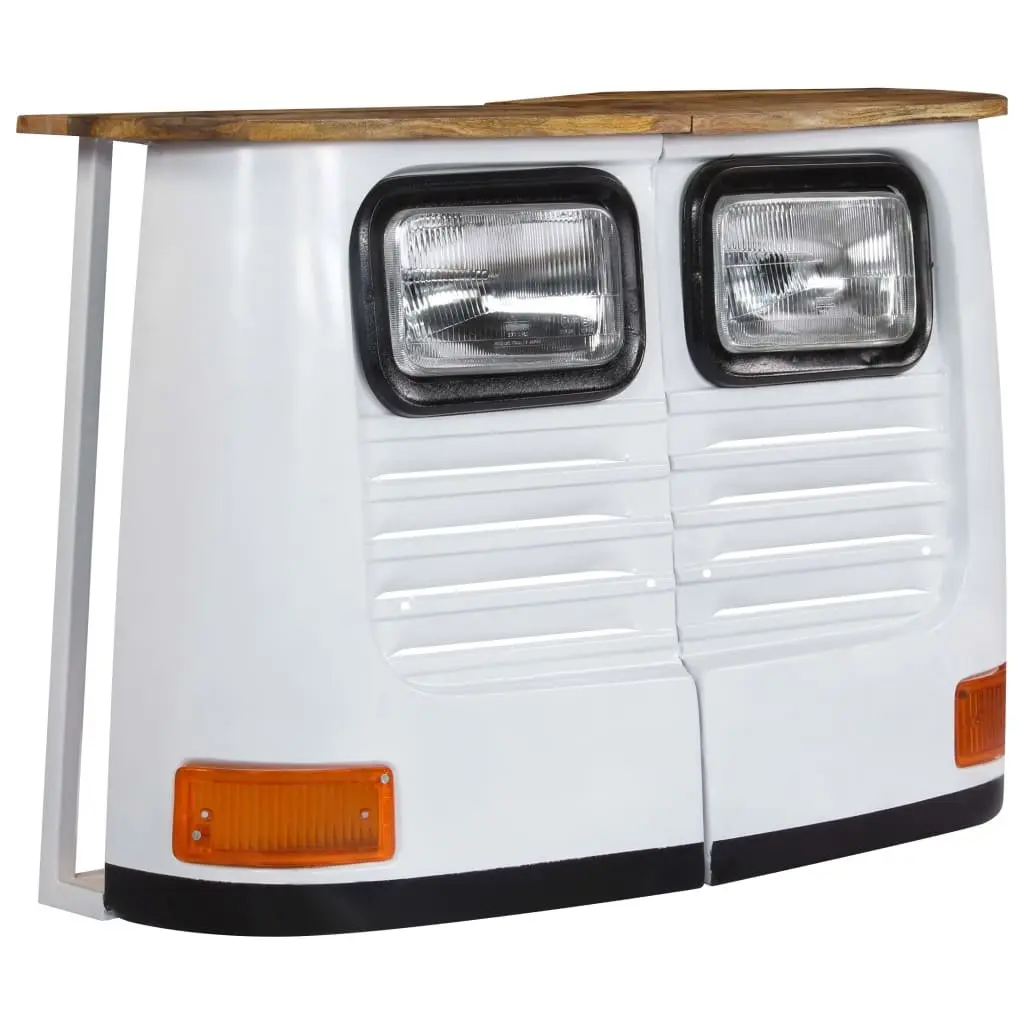 Rustic Truck Sideboard Storage Cabinet in Solid Mango Wood