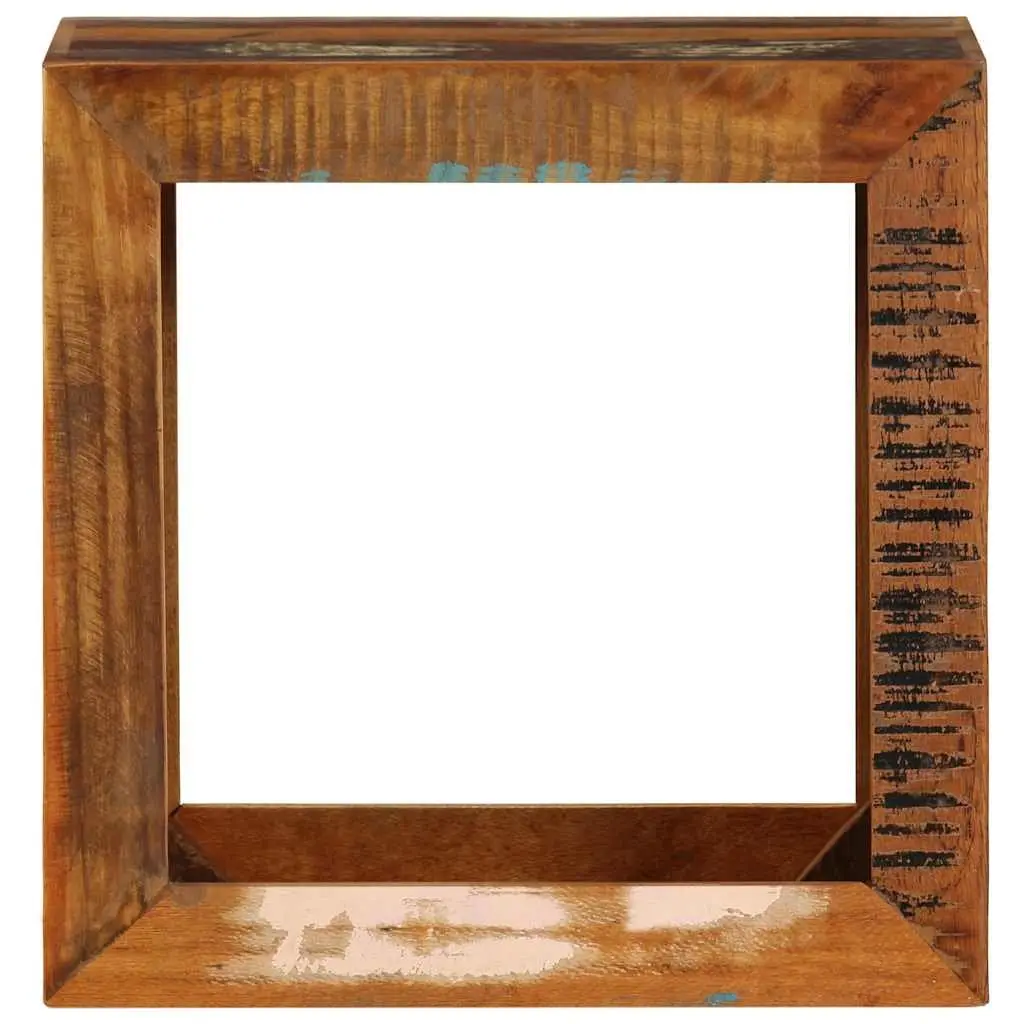 Wooden Stool 40x30x40cm Brown Solid Reclaimed Wood Side Table Storage Seat