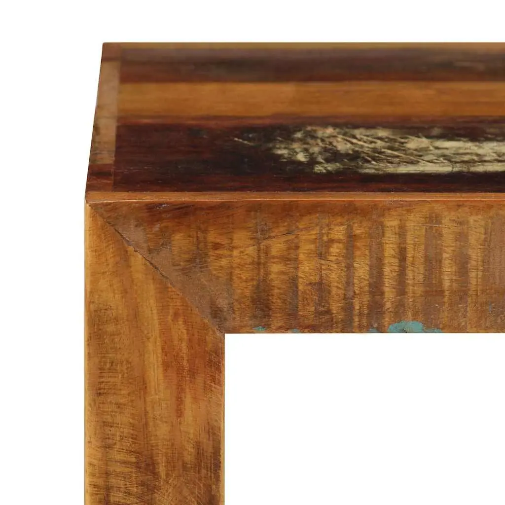 Wooden Stool 40x30x40cm Brown Solid Reclaimed Wood Side Table Storage Seat