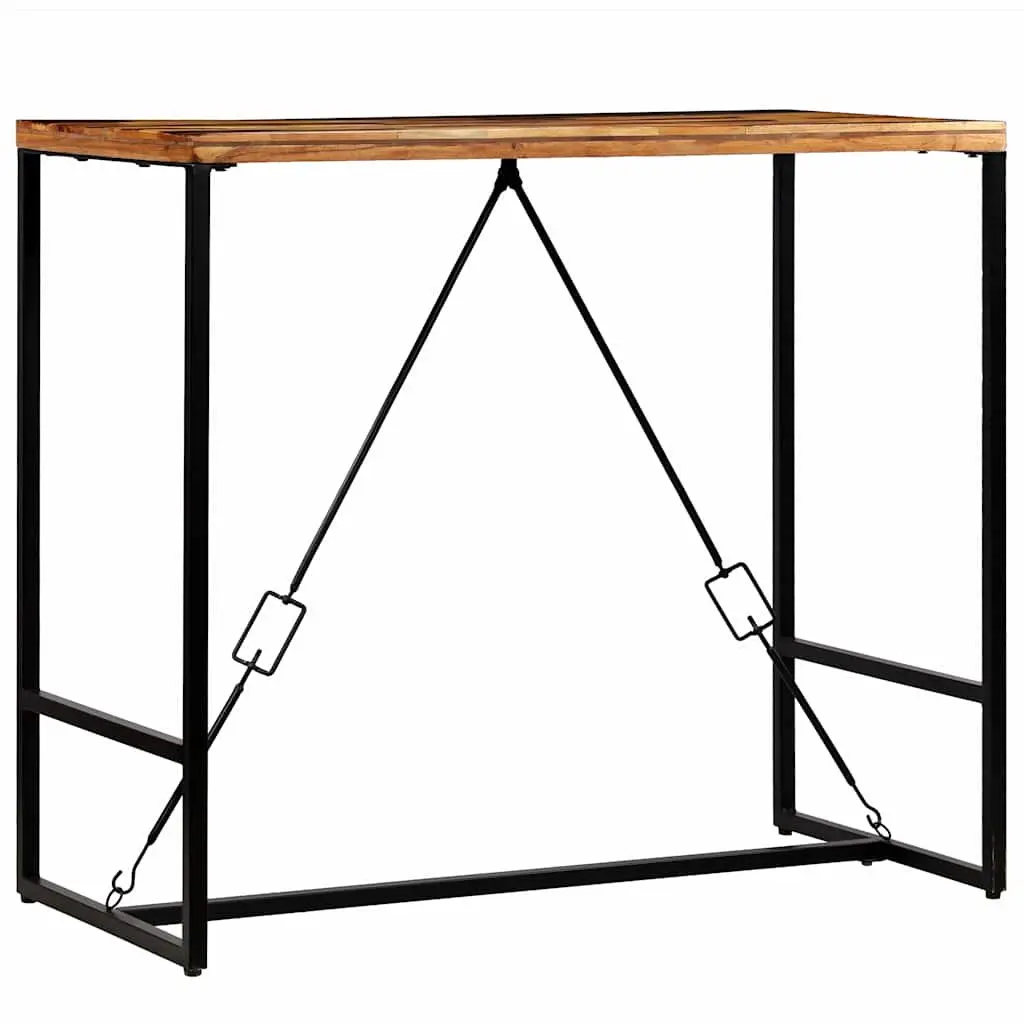 Reclaimed Wood Bar Table for Inviting Gatherings