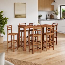 Solid Wood Bar Table for Cozy Dining Spaces