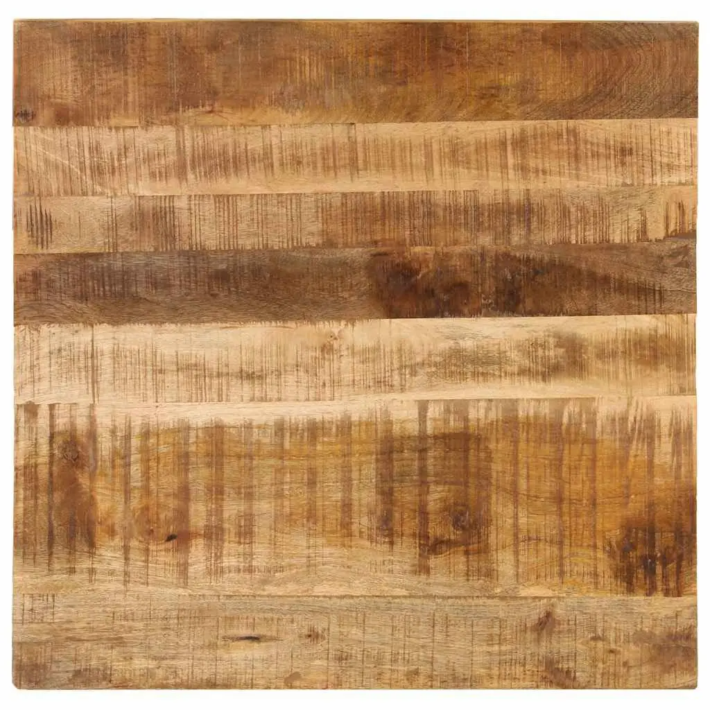 Brown Solid Mango Wood Coffee Table 80x80x40 cm