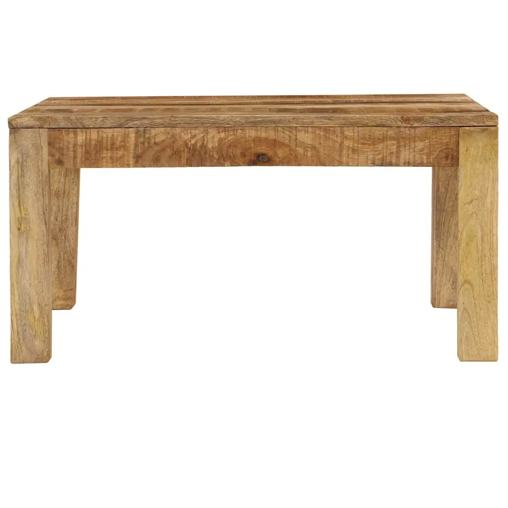 Brown Solid Mango Wood Coffee Table 80x80x40 cm