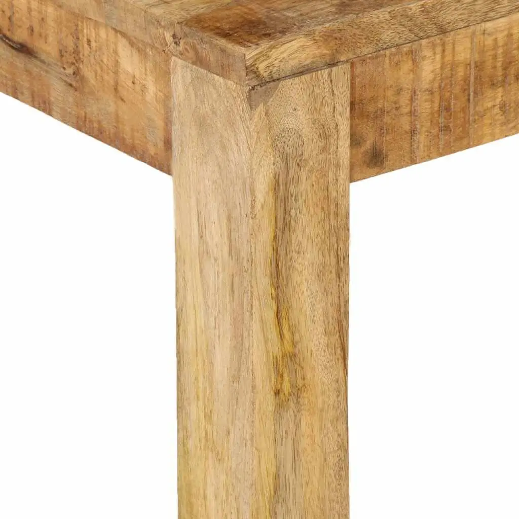 Brown Solid Mango Wood Coffee Table 80x80x40 cm