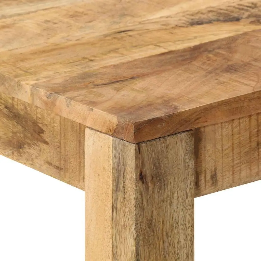 Farmhouse Style Solid Mango Wood Dining Table
