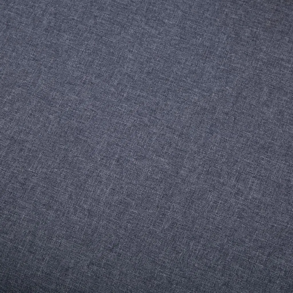Grey Fabric Upholstered Footstool