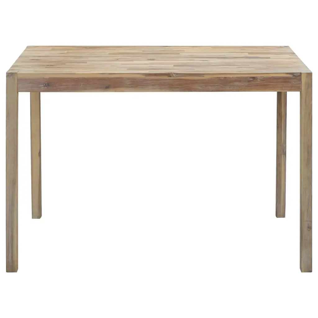 Solid Acacia Wood Dining Table 120x70x75cm