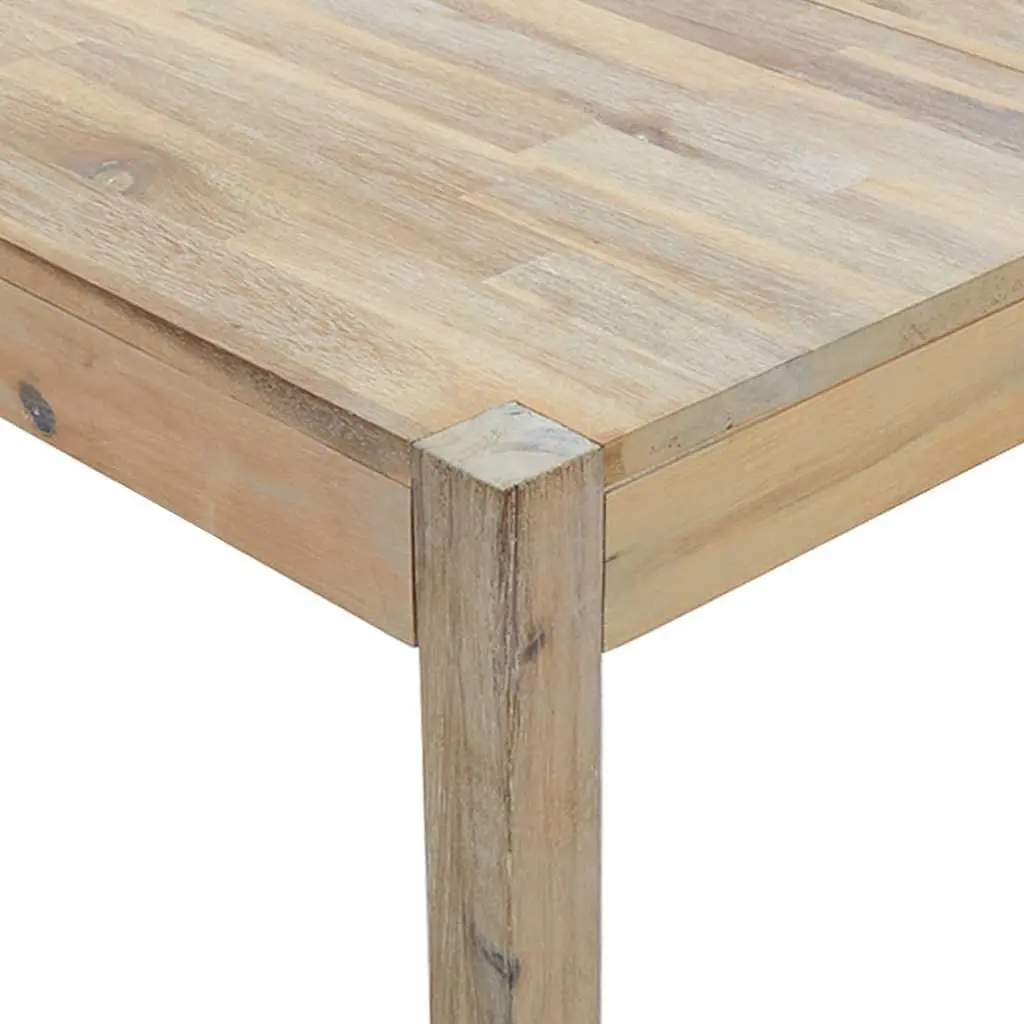 Solid Acacia Wood Dining Table 120x70x75cm