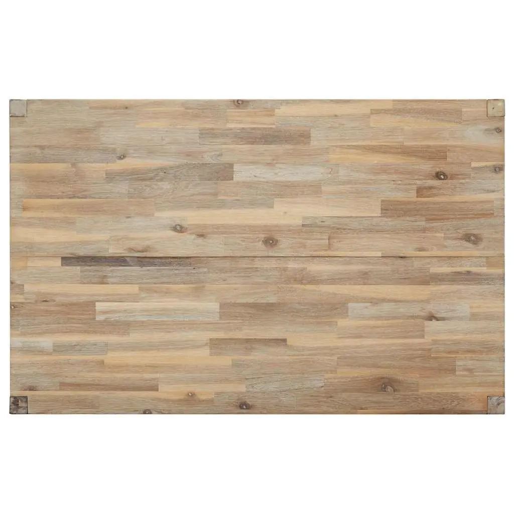 Solid Acacia Wood Dining Table 120x70x75cm