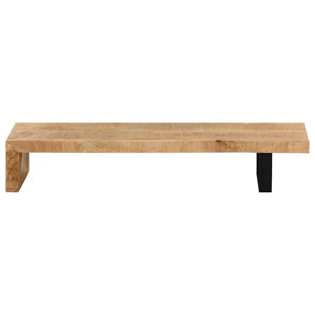 Mango Wood TV Stand Brown Living Room Media Cabinet Solid Construction