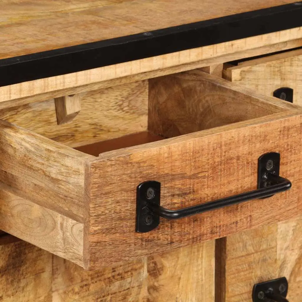 Solid Mango Wood TV Cabinet 120x30x40cm
