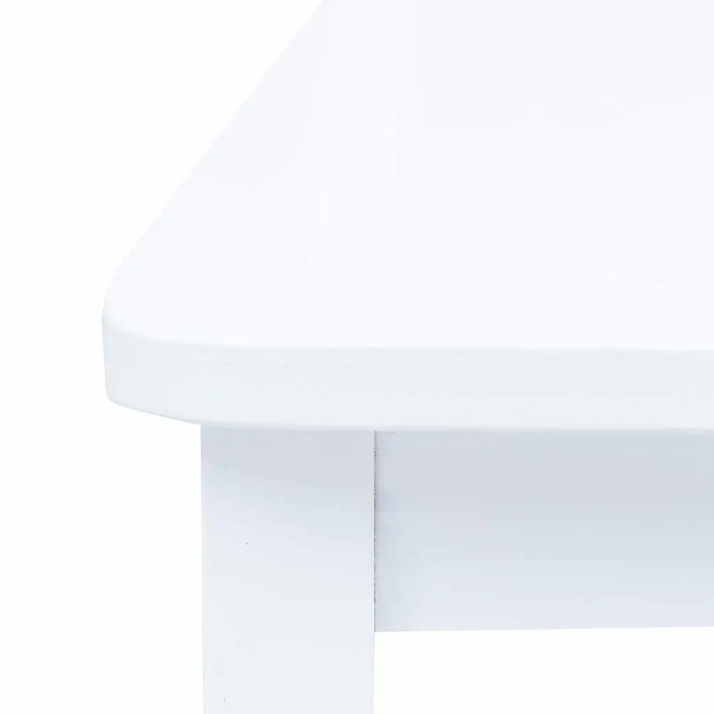 Dining Chairs Set of 4 White Kitchen Seating Ergonomic Design Wooden Furniture