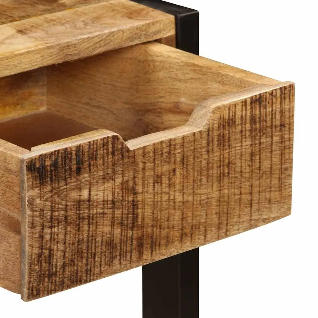 Mango Wood Sideboard with 3 Drawers 110x35x75 cm