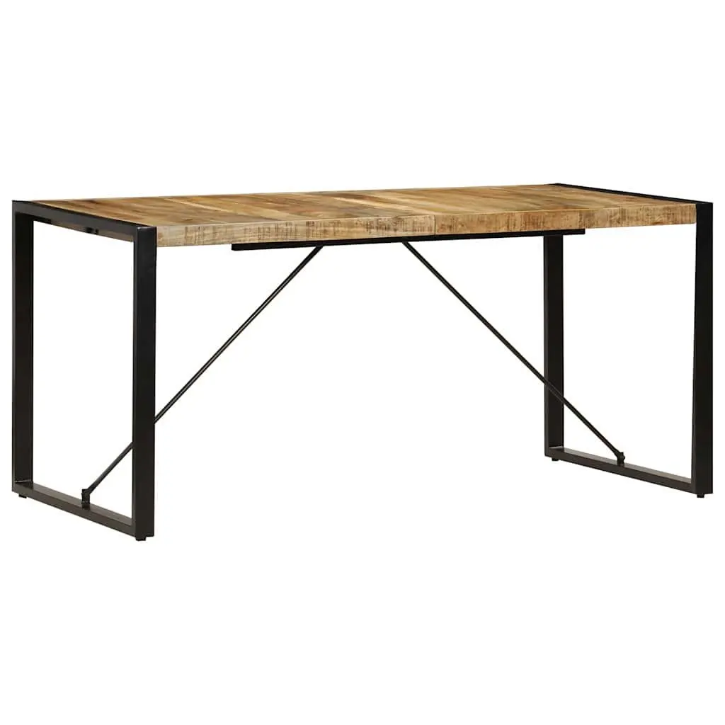 Solid Mango Wood Dining Table 160x80x75cm