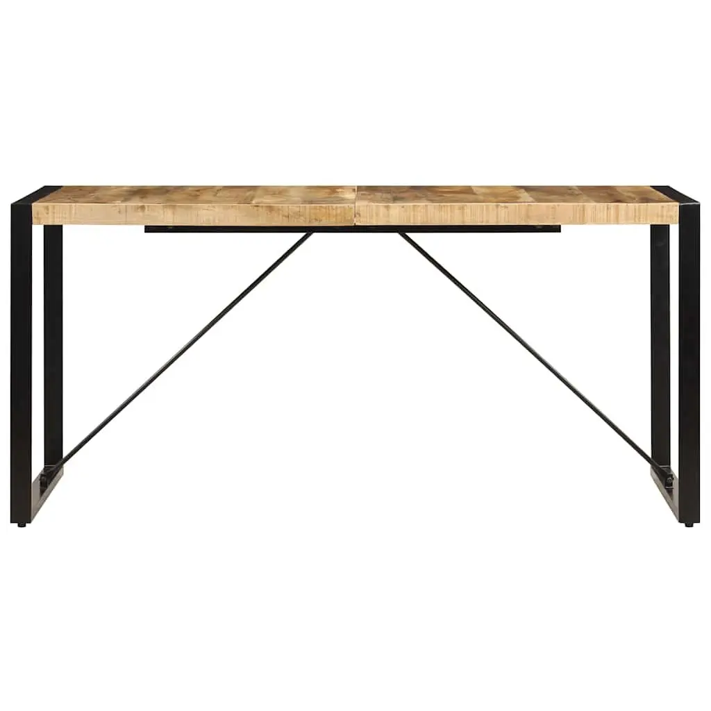 Solid Mango Wood Dining Table 160x80x75cm