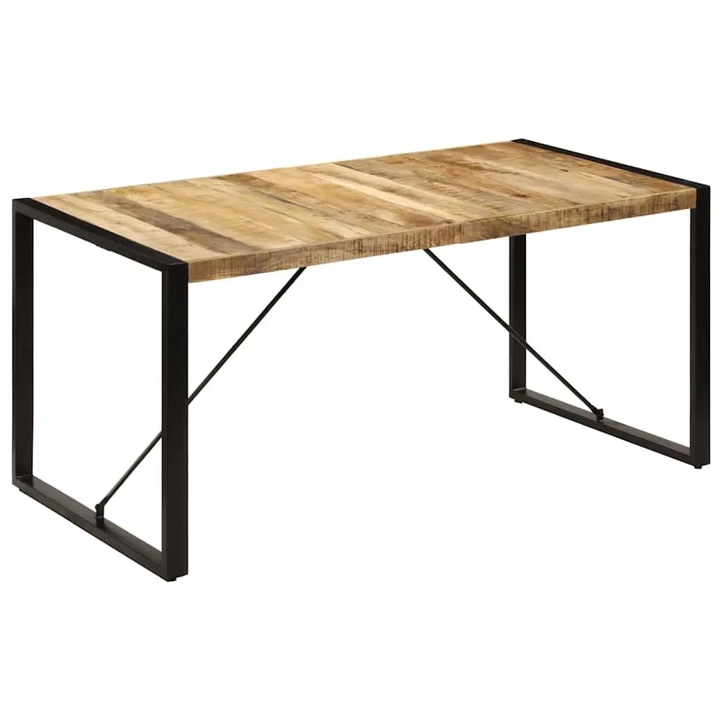 Solid Mango Wood Dining Table 160x80x75cm