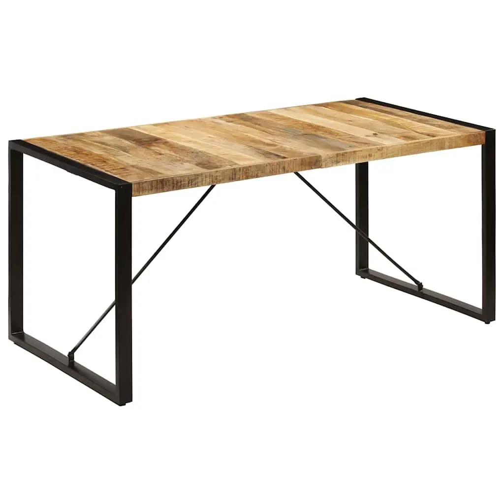 Solid Mango Wood Dining Table 160x80x75cm