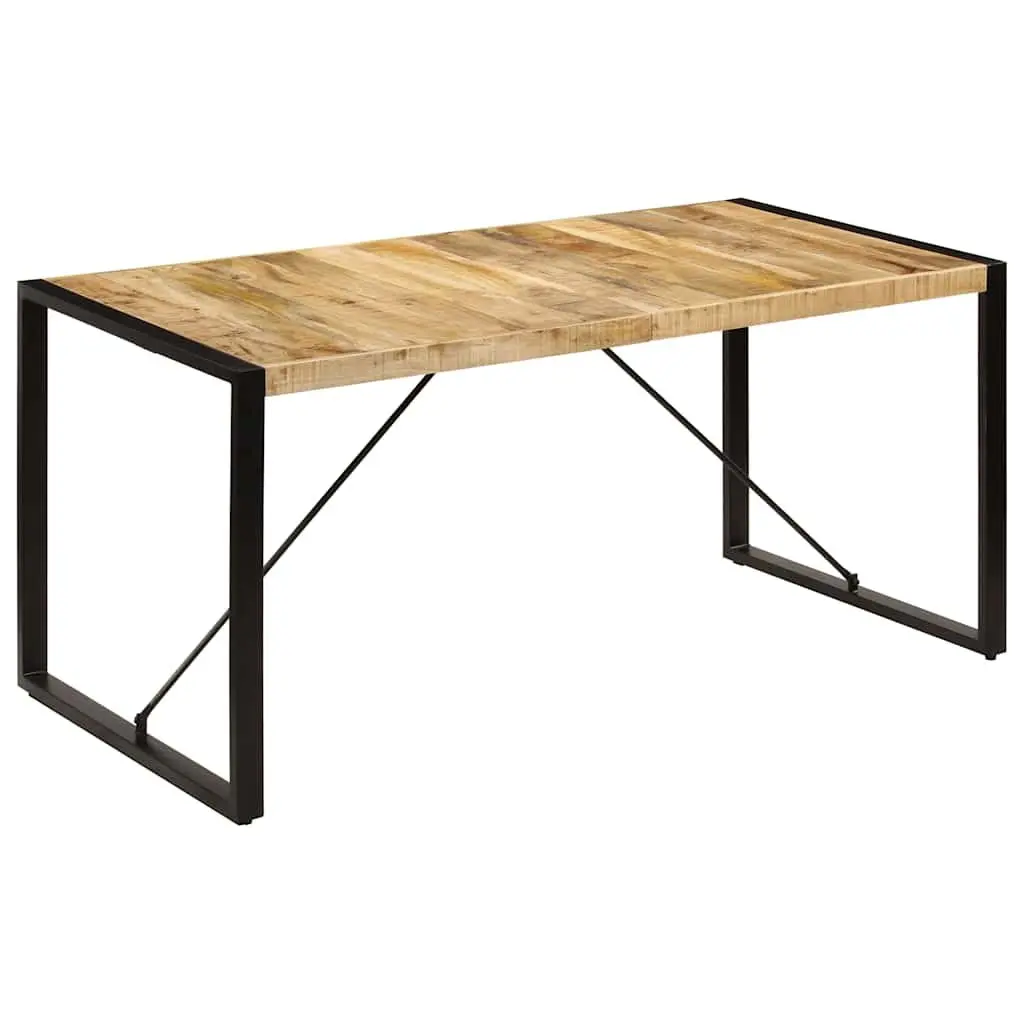 Solid Mango Wood Dining Table 160x80x75cm