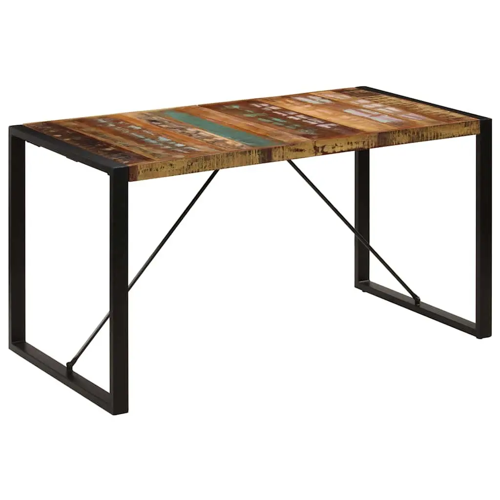 Solid Wood Dining Table 140x70x75 cm Reclaimed