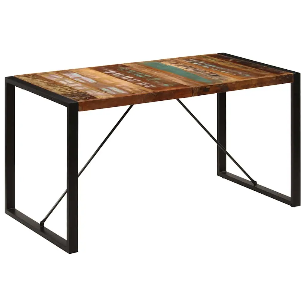 Solid Wood Dining Table 140x70x75 cm Reclaimed
