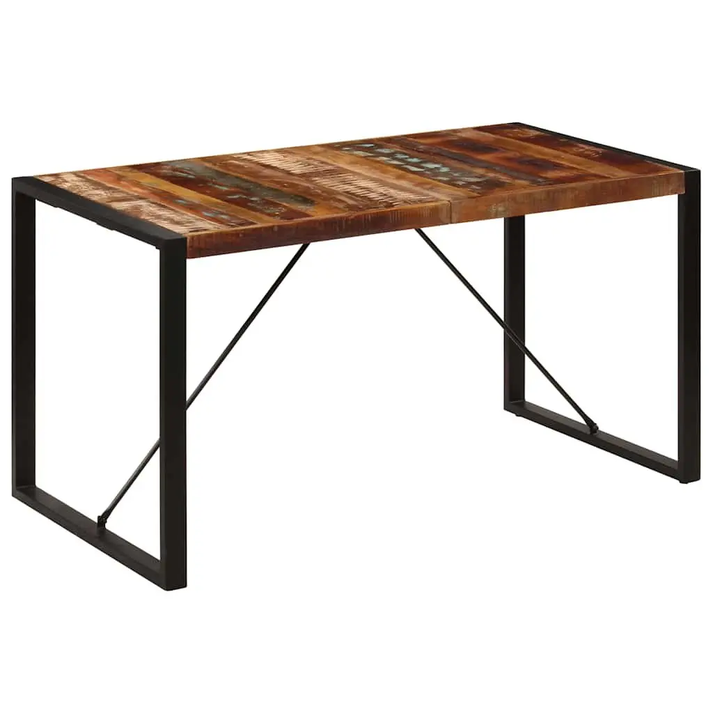 Solid Wood Dining Table 140x70x75 cm Reclaimed