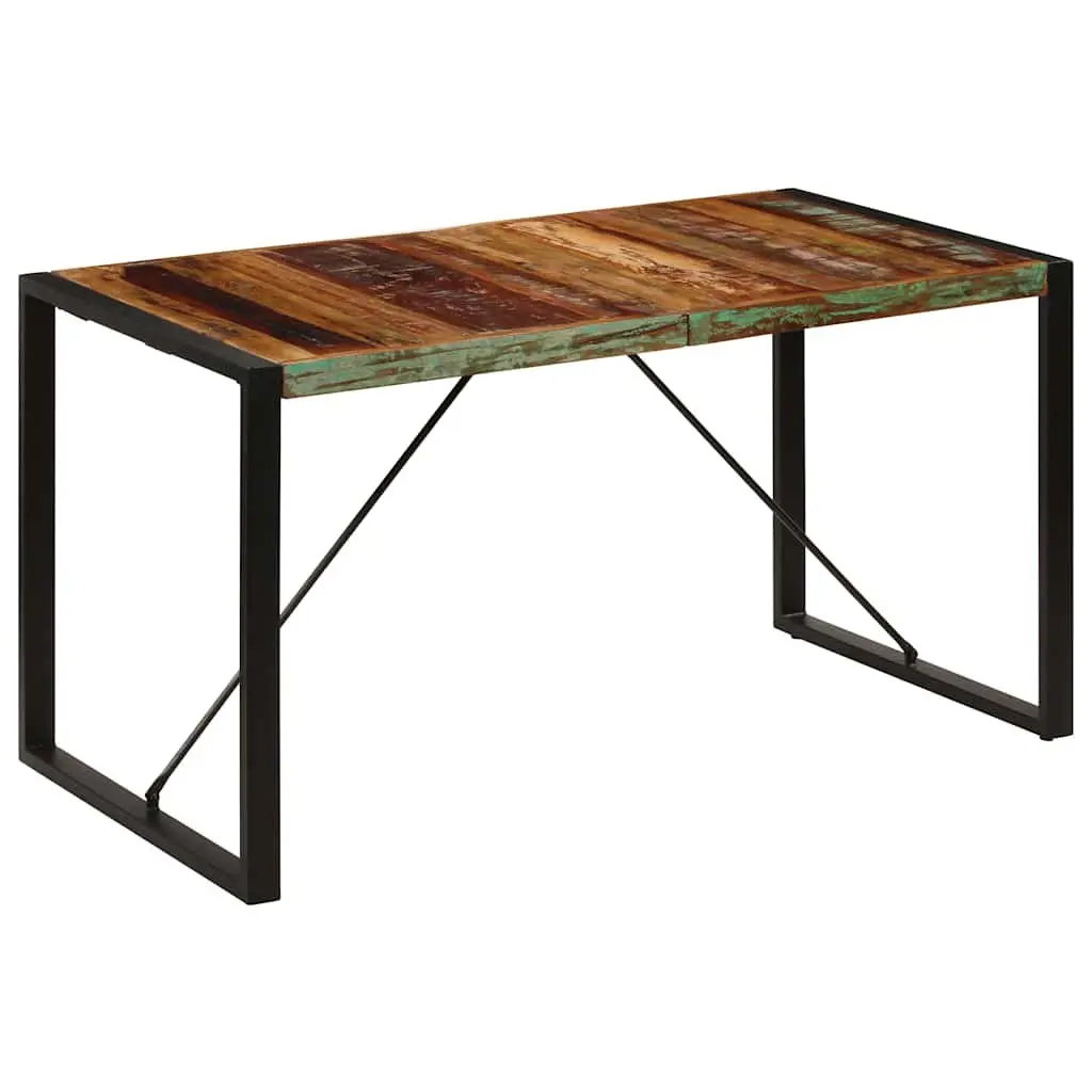 Solid Wood Dining Table 140x70x75 cm Reclaimed