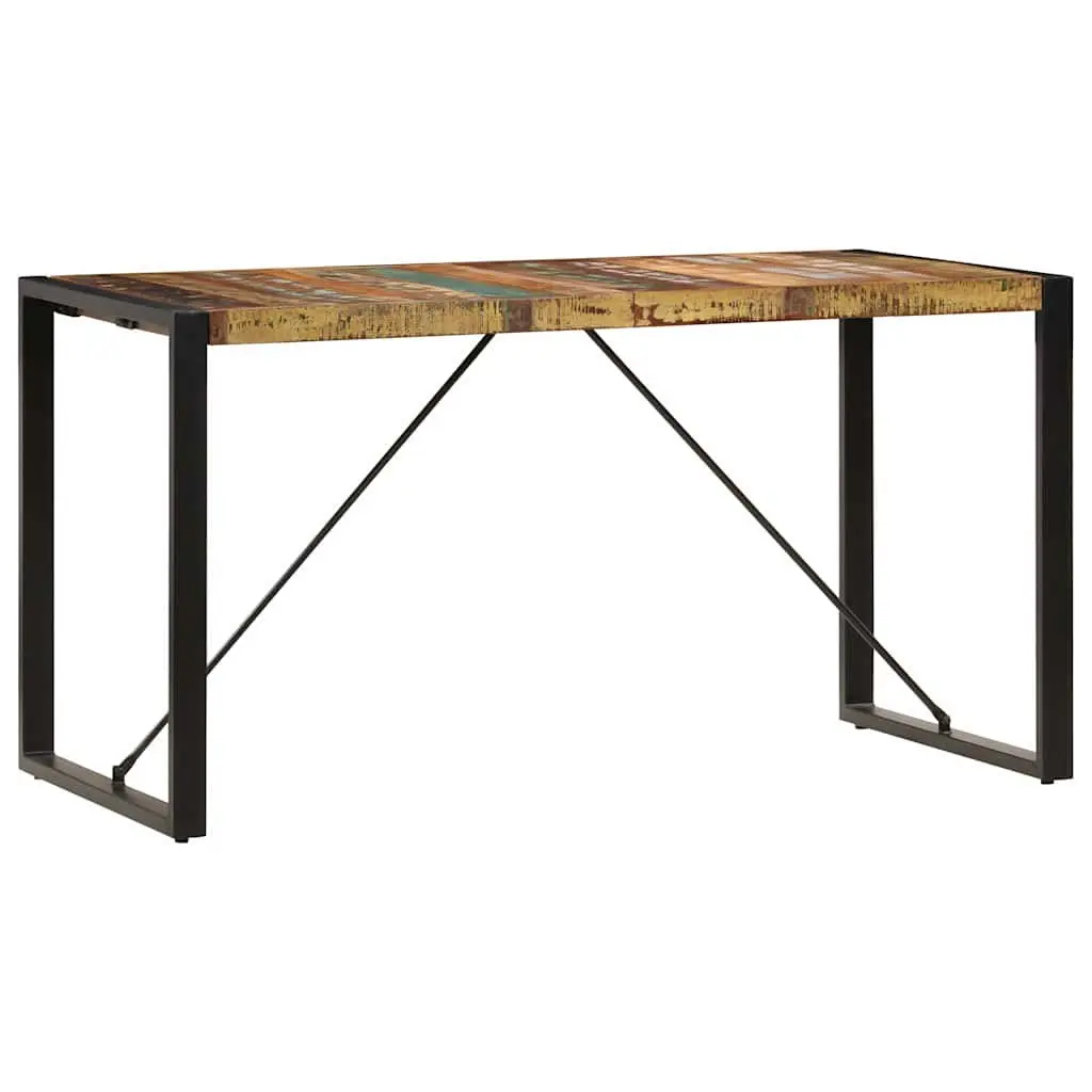 Solid Wood Dining Table 140x70x75 cm Reclaimed