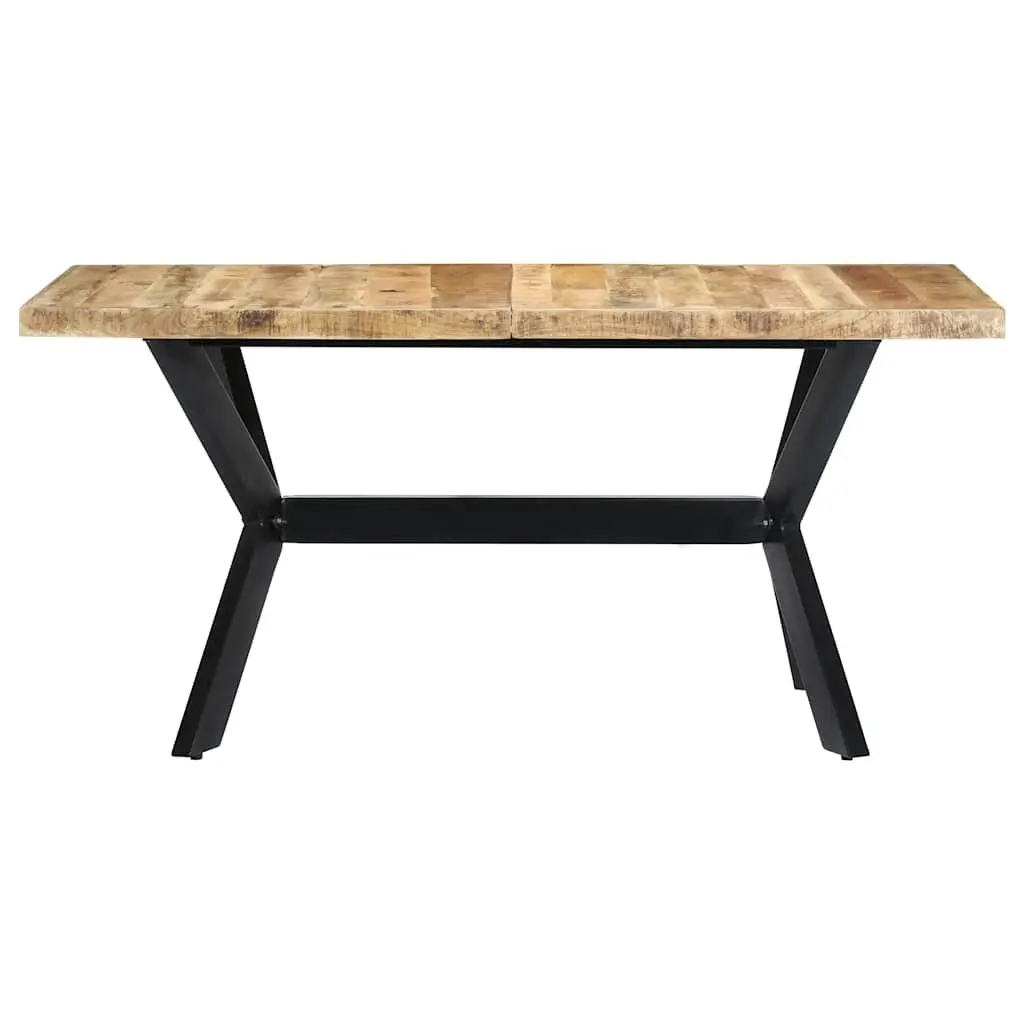 Solid Mango Wood Dining Table for Kitchen Comfort