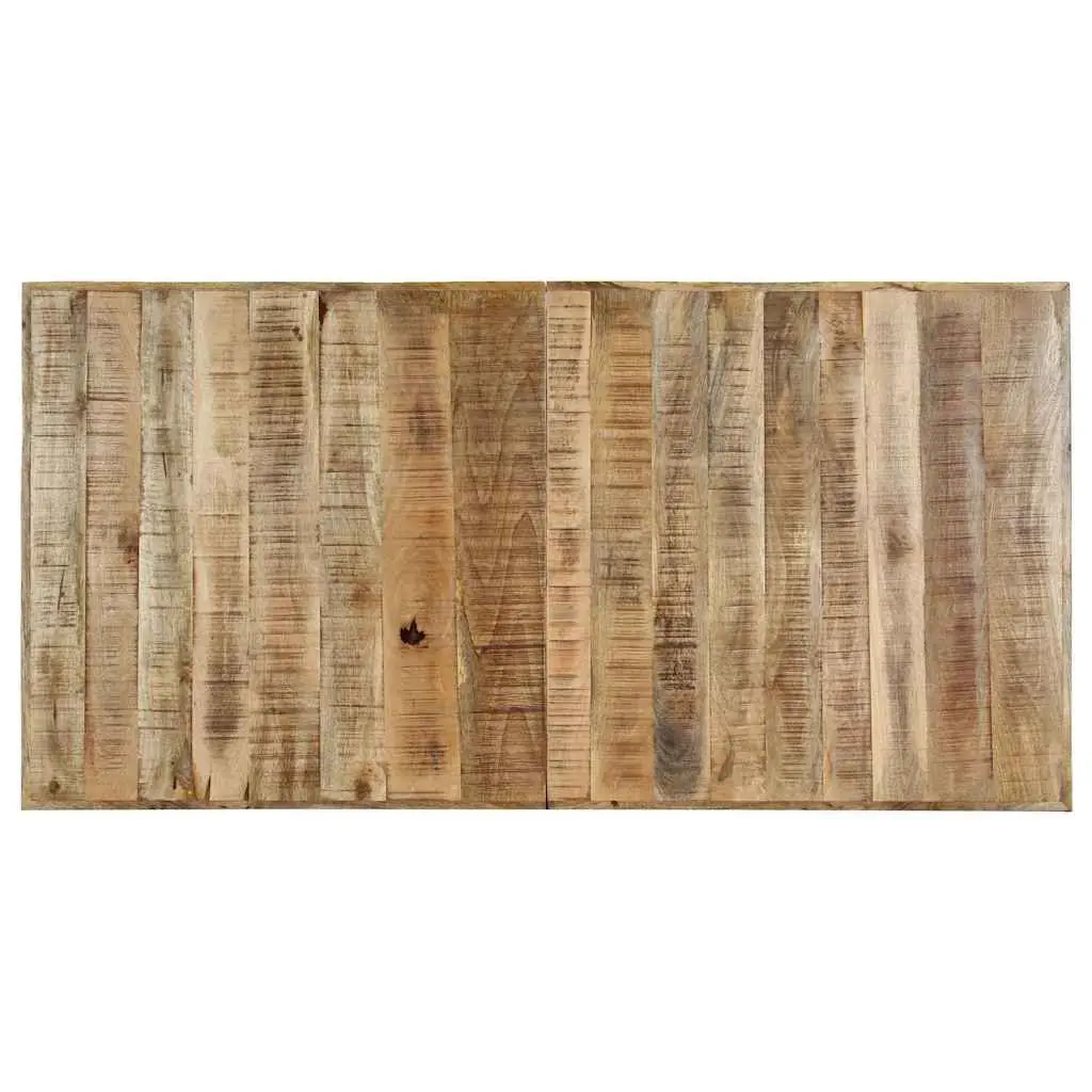 Solid Mango Wood Dining Table for Kitchen Comfort