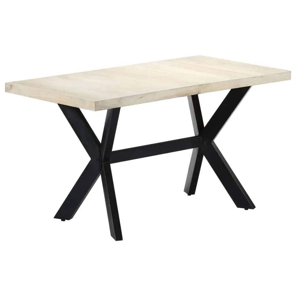 Solid Mango Wood Dining Table 140x70x75cm