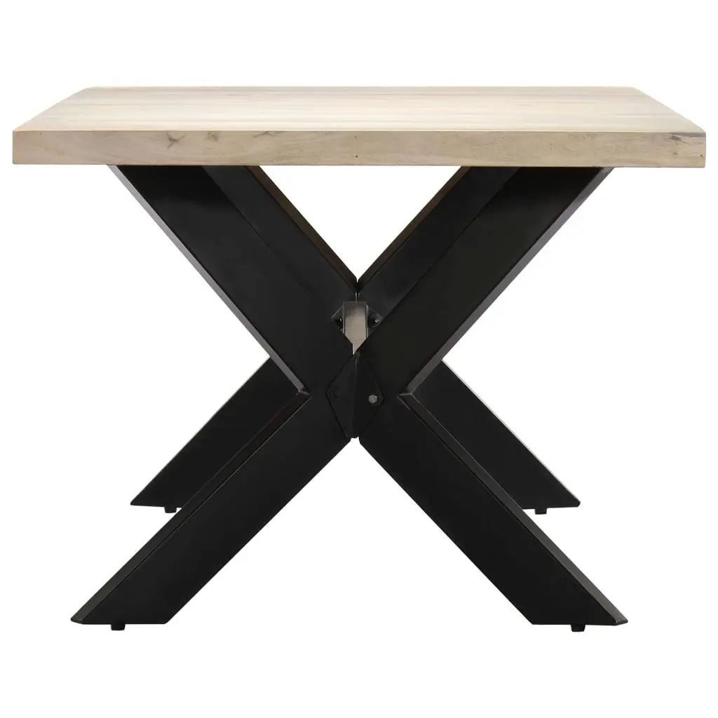 Solid Mango Wood Dining Table 140x70x75cm