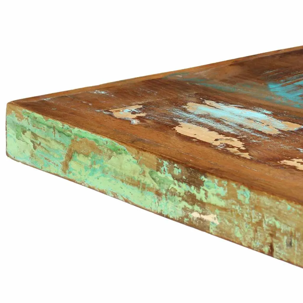 Dining Table Industrial Style 140x70x75 cm Solid Reclaimed Wood Steel Frame