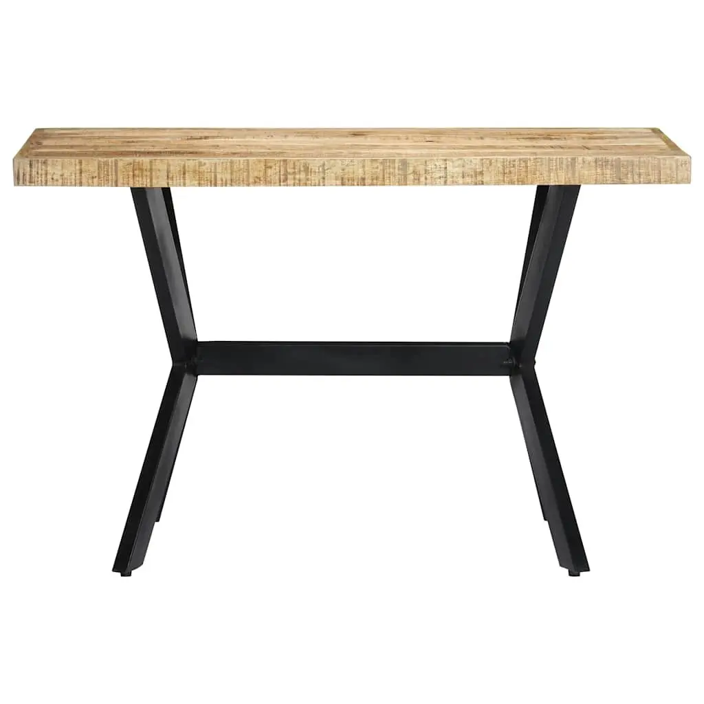Dining Table Industrial Style 120x60x75 cm Solid Mango Wood