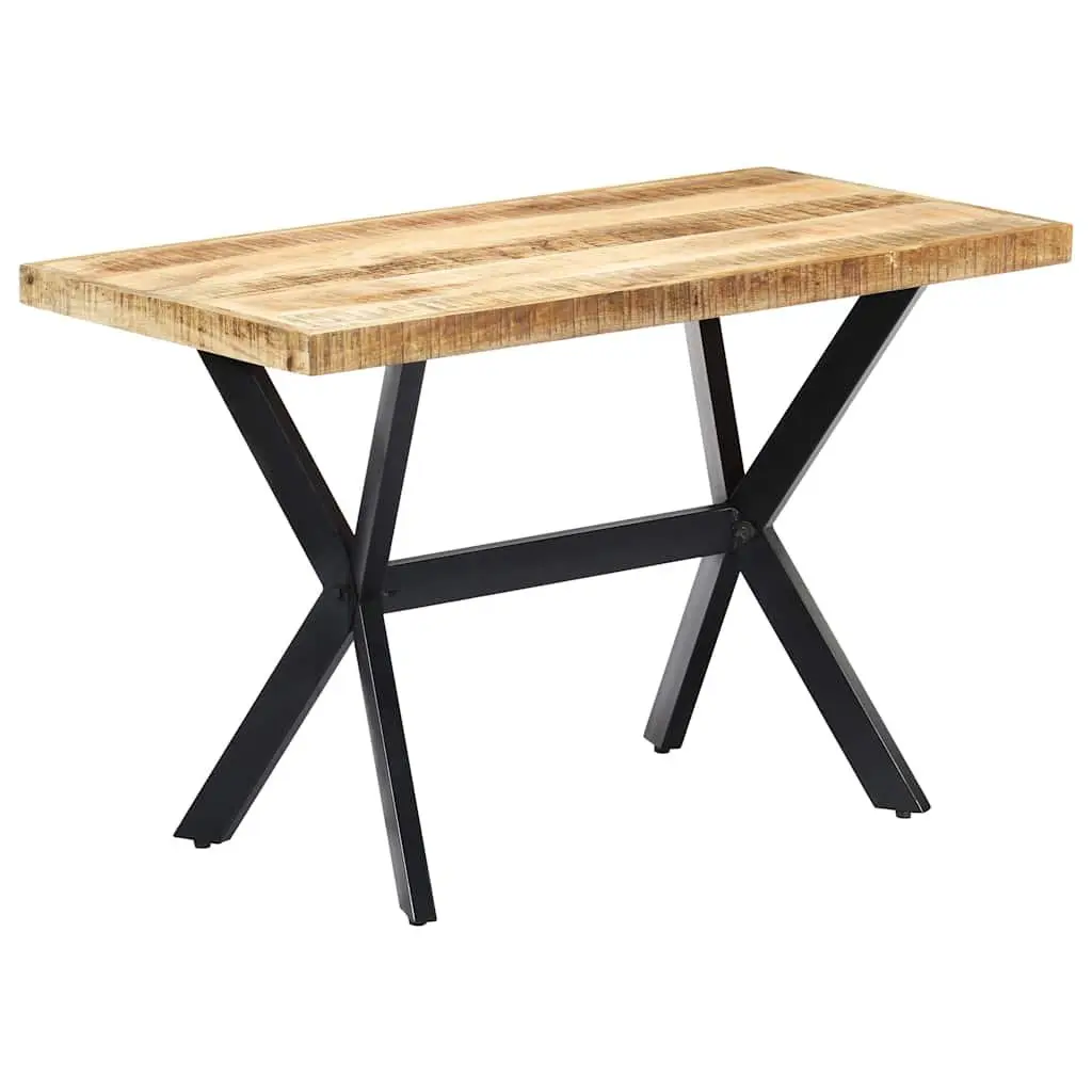 Dining Table Industrial Style 120x60x75 cm Solid Mango Wood