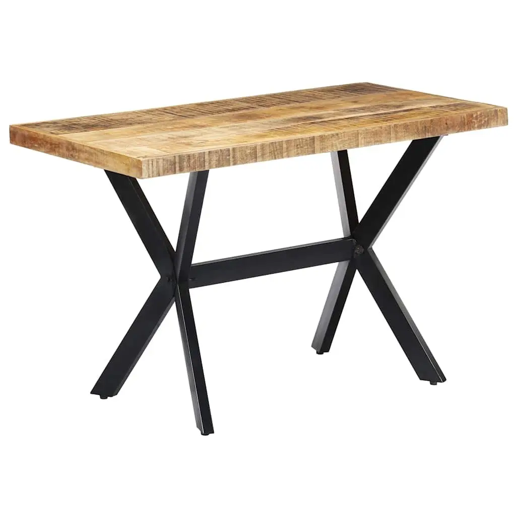 Dining Table Industrial Style 120x60x75 cm Solid Mango Wood